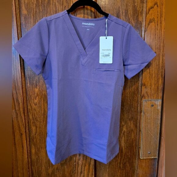 Mandala Scrub Set Dewberry XXS NWT - Picture 10 of 11